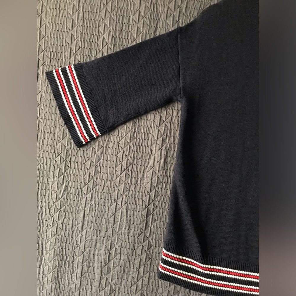 Tommy Hilfiger- Womens 3/4 Sleeve Knit Top - Picture 6 of 9